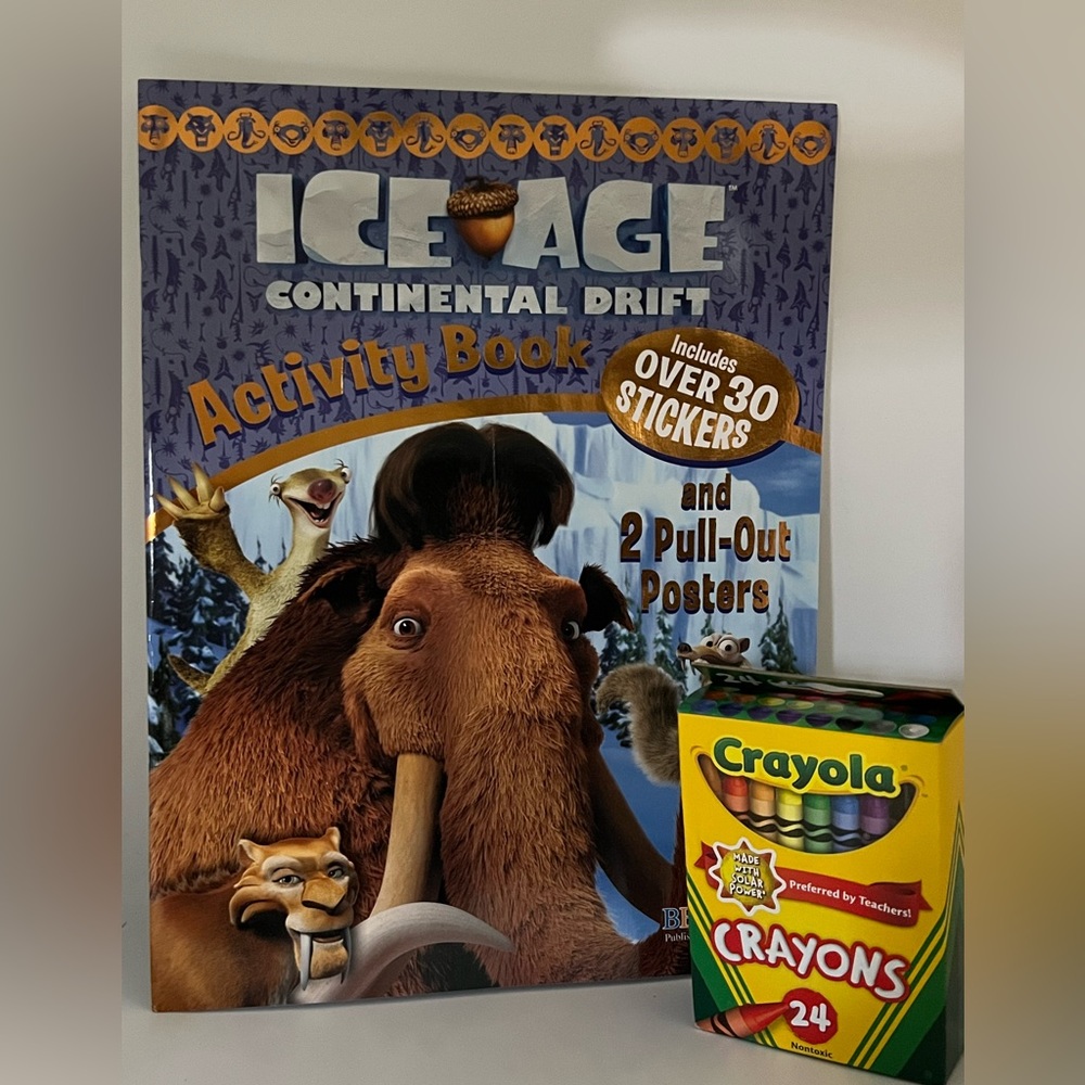 NEW- Coloring Book + 24 Crayolas Crayons - Picture 5 of 15